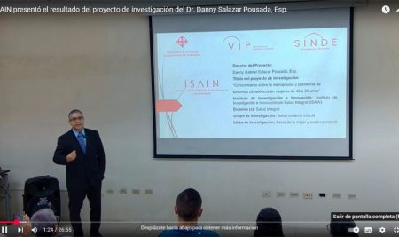 Presentación de resultado del proyecto de investigación Conocimiento sobre la menopausia y síntomas climatéricos en mujeres de 40 a 60 años